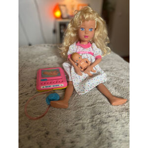 Tyco Mommy’s Having A Baby Pregnant Doll and Baby Vintage 1992
